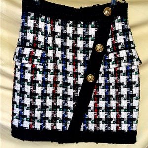 Balmain tweed skirt